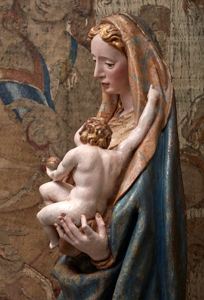 A newly  discovered Our Lady and Child Jesus by Juan Bautista Vázquez  el Viejo