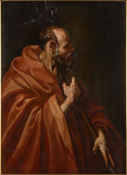 The St. Matthew by Tristán accompany the St Thomas by Velázquez in his public reappearance after restoration