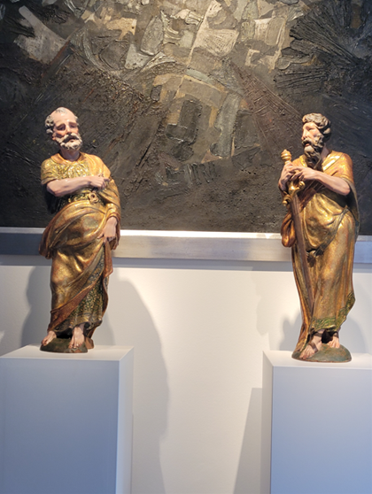 San Pablo y San Pedro de Alonso Berruguete vuelven a IOMR después de dos años en el Louvre.