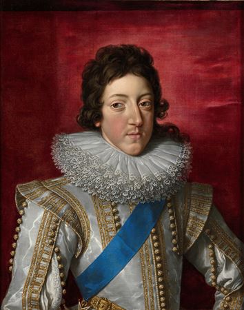 Louis XIII with the Sash and Badge of the Order of Saint Esprit
