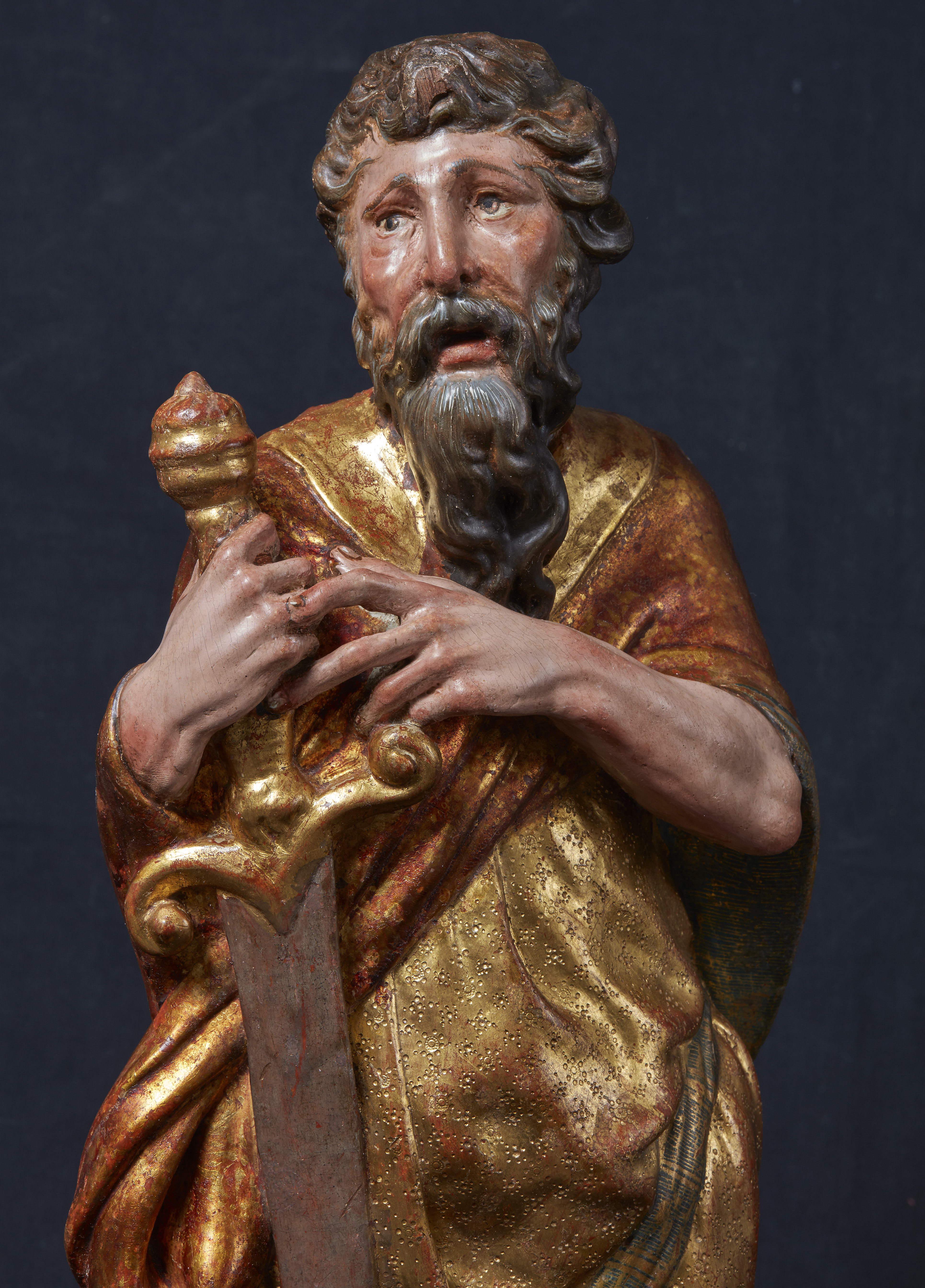 Pareja de esculturas de San Pedro y San Pablo