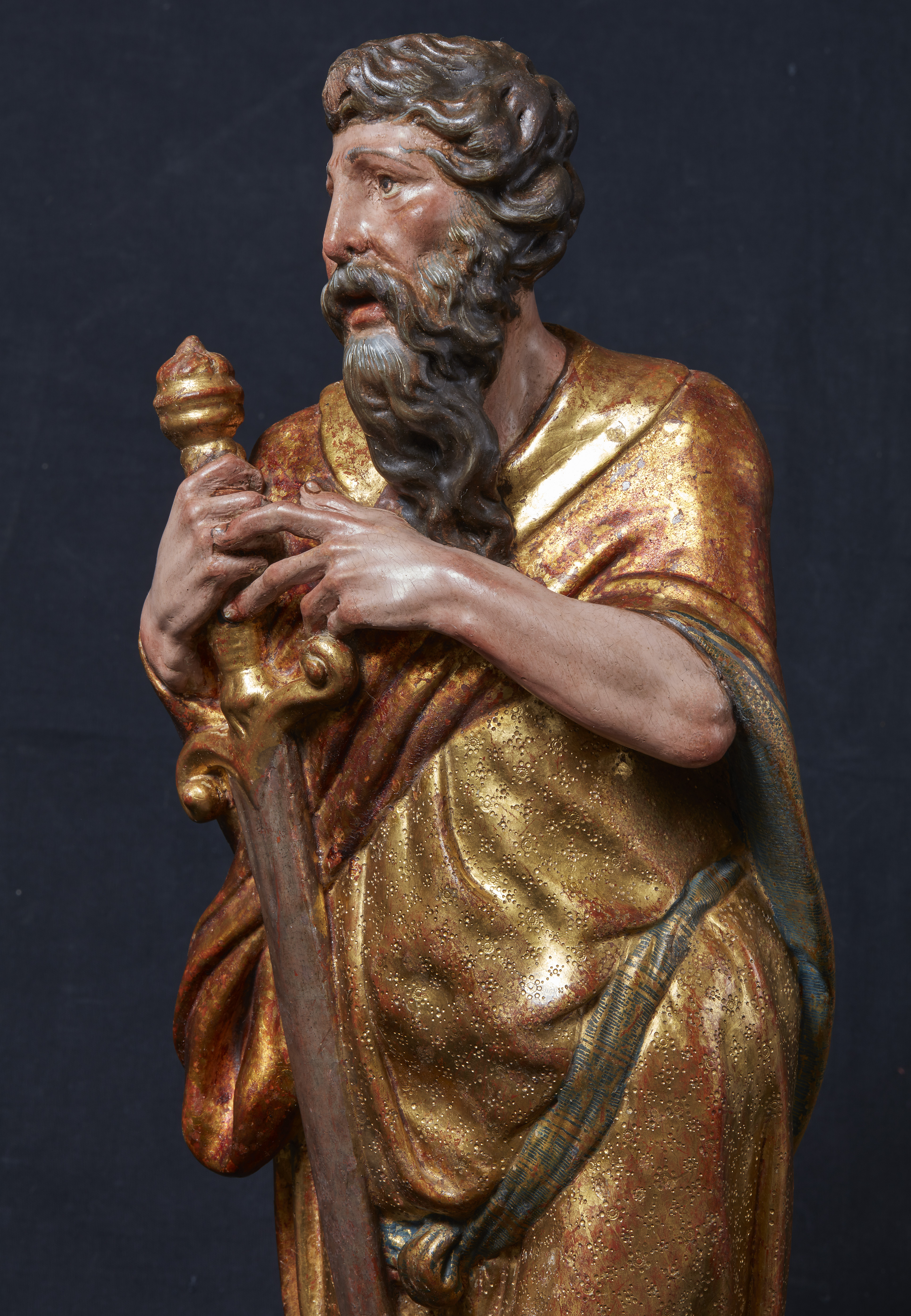 Pareja de esculturas de San Pedro y San Pablo