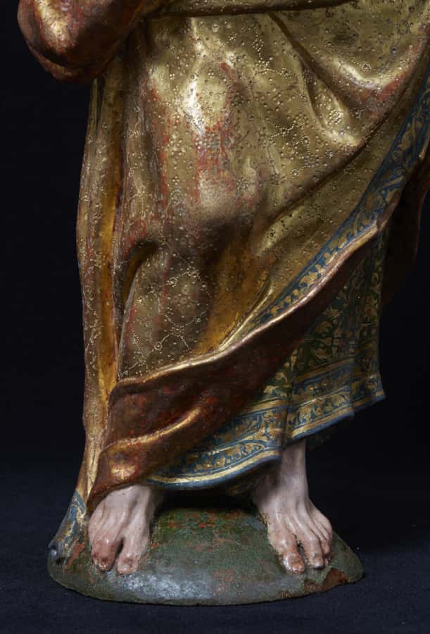 A pair of sculptures of Saint Peter and Saint Paul