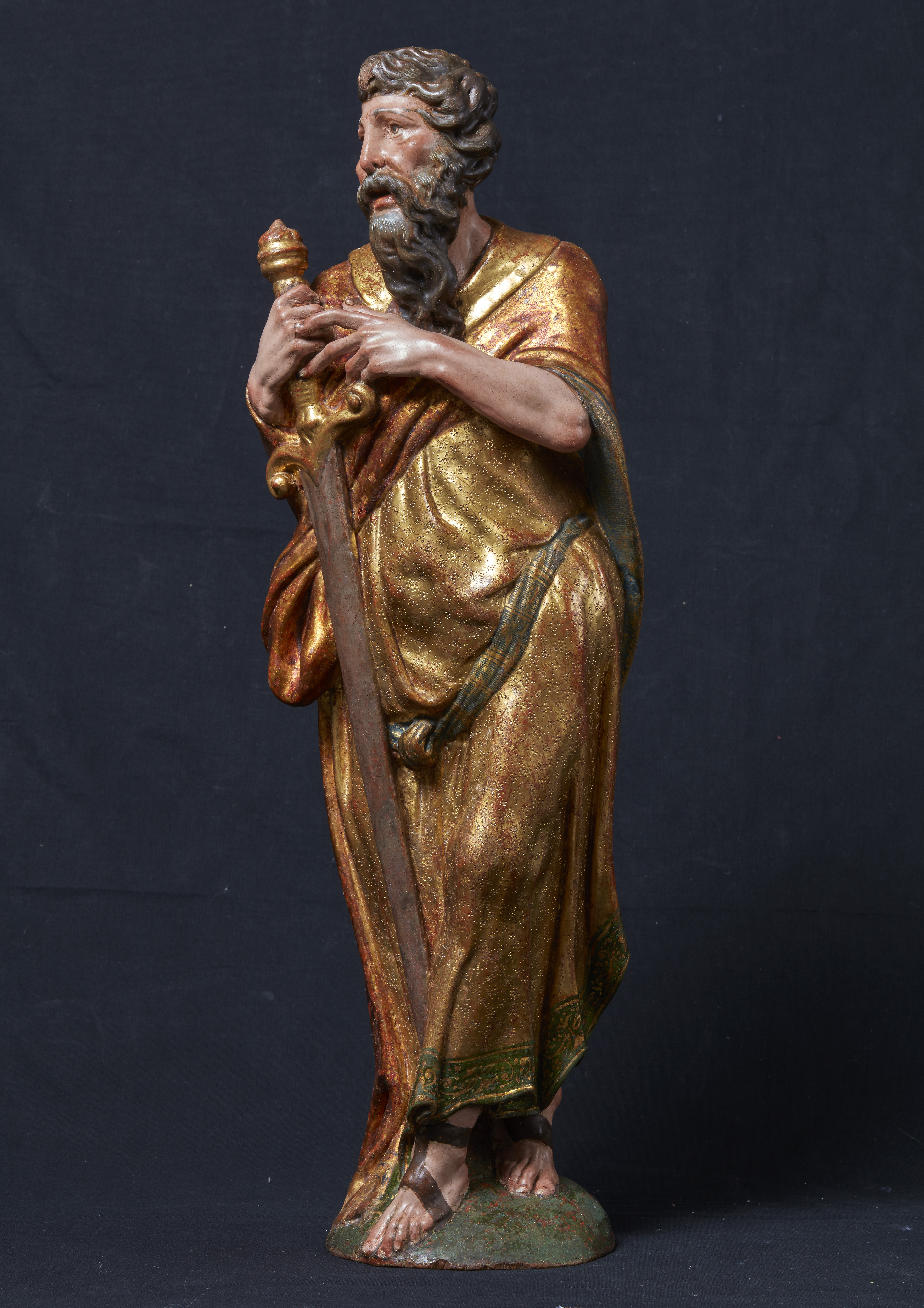 Pareja de esculturas de San Pedro y San Pablo