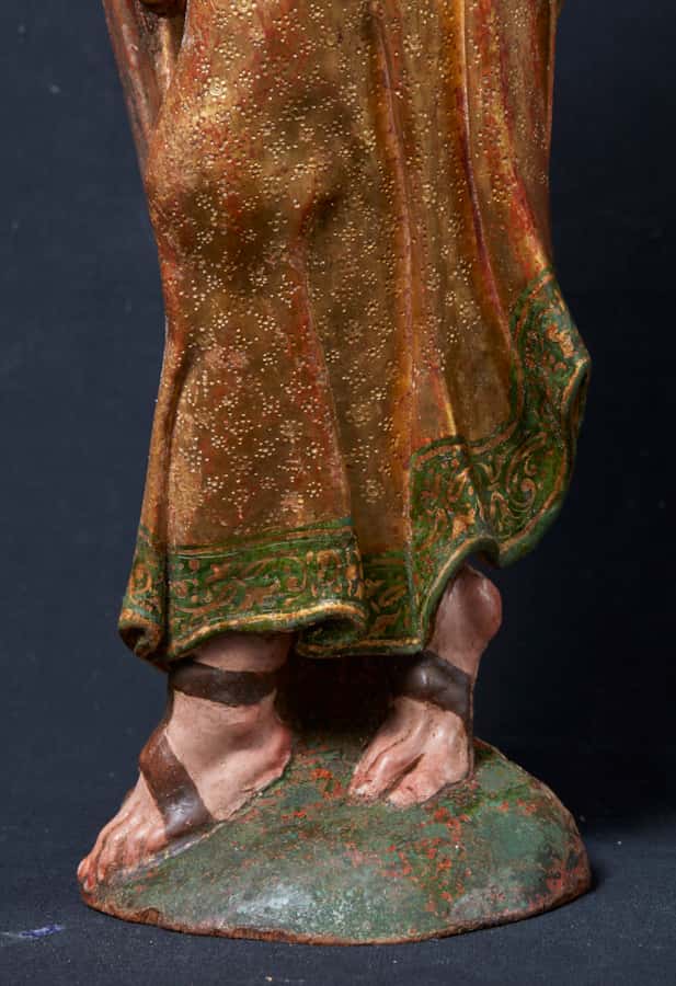 A pair of sculptures of Saint Peter and Saint Paul