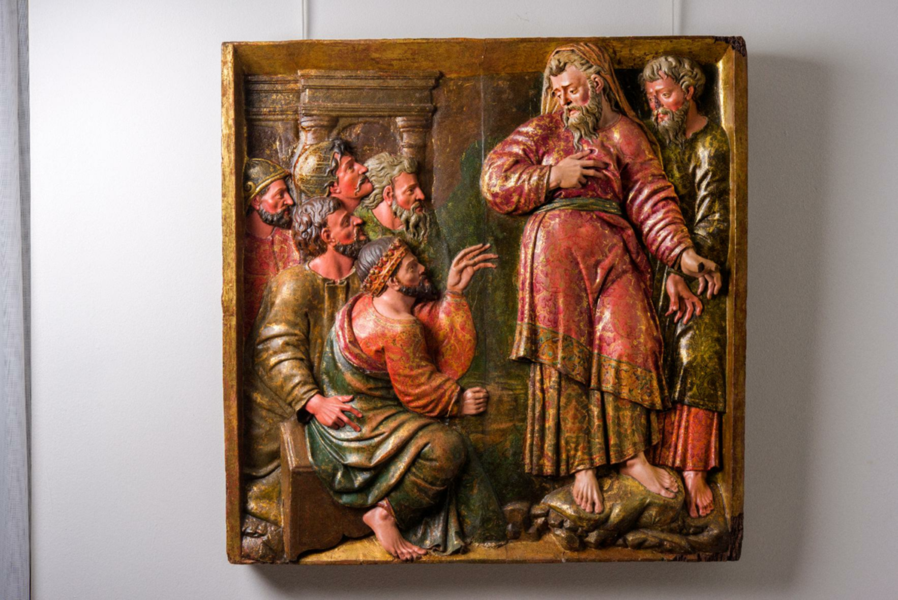 Profeta Balaan o Nataan con el rey Balaac o David