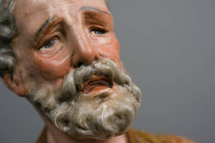 A pair of sculptures of Saint Peter and Saint Paul