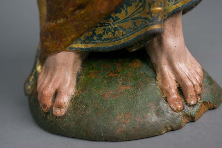 A pair of sculptures of Saint Peter and Saint Paul