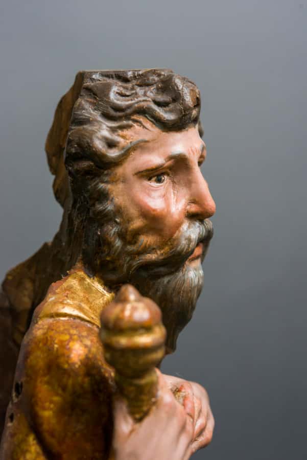 A pair of sculptures of Saint Peter and Saint Paul