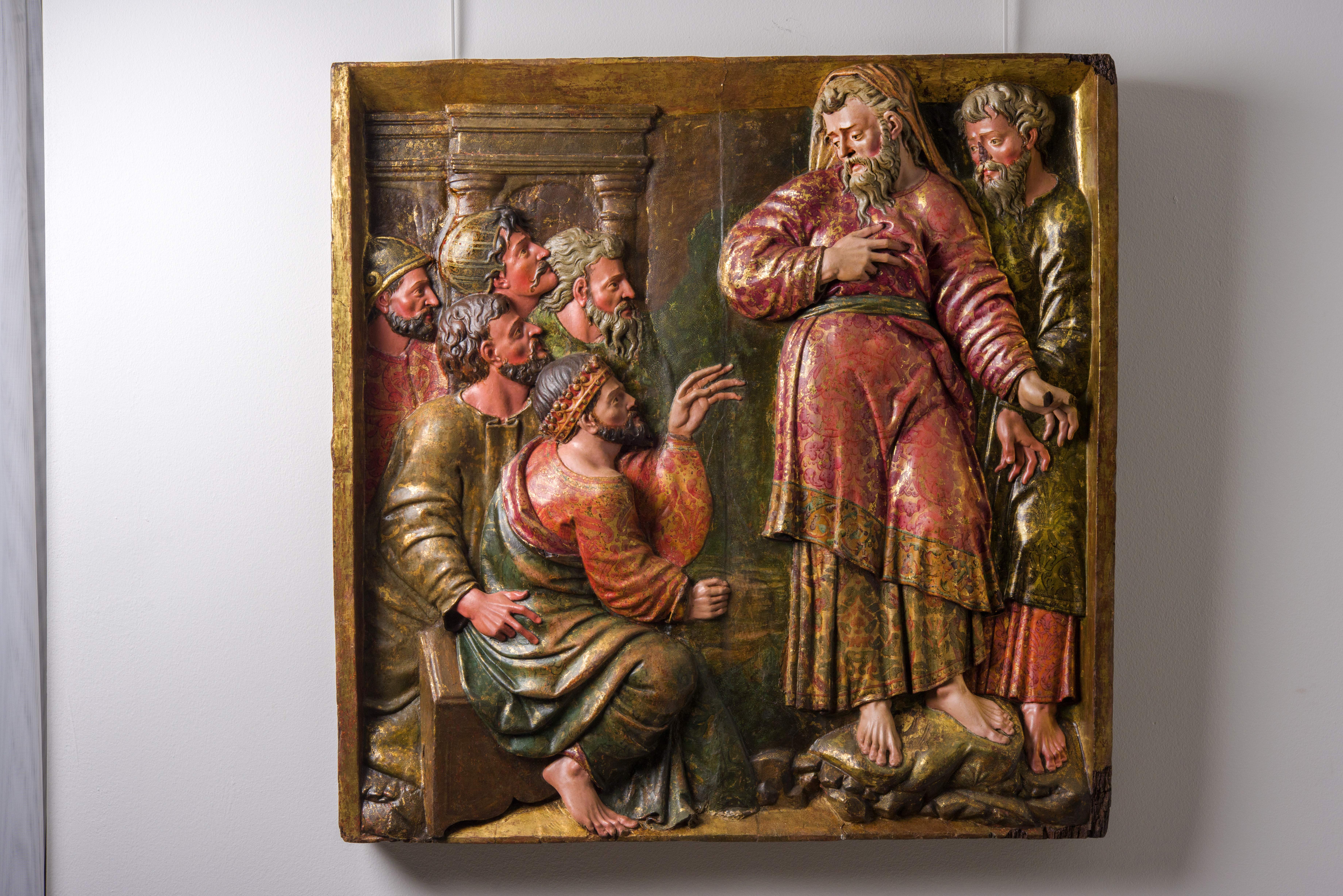 Prophet Balaan or Nataan with king Balaac or David