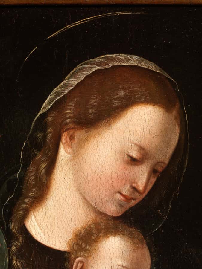 Our Lady with a Rose