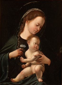 Una Virgen de la Rosa de Lorenzo de Ávila, introductor de la pintura renacentista umbra en España 