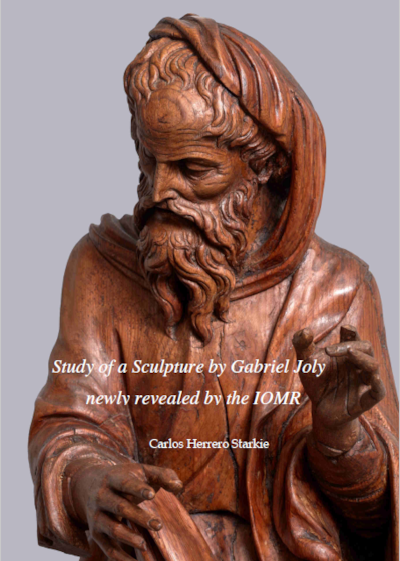 Study of a Sculpture by Gabriel Joly newly revealed by the IOMR